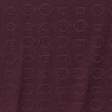 Purple Geometric-Circle Pointelle Knit, Polyester