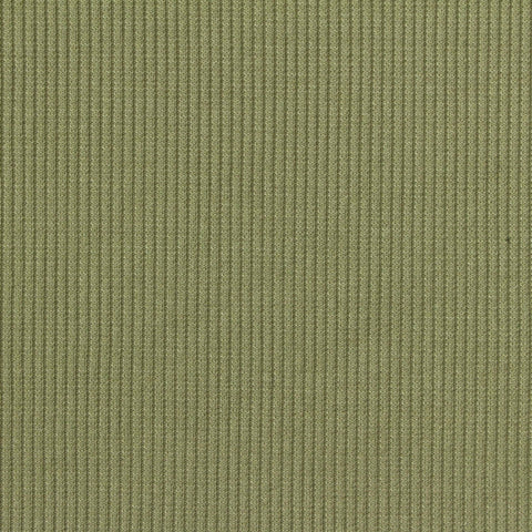 Polyester Stretch Rib Knit Fabric, 240 gsm, 140 cm — Green