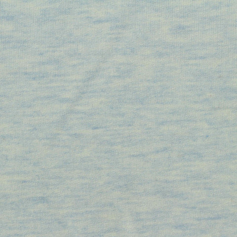 Light Blue Marl French Terry, Viscose-Poly