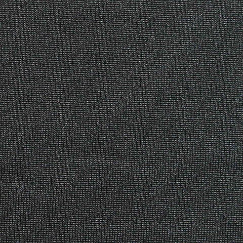 Polyester Stretch Milk Silk Knit Fabric, 230 gsm, 165 cm — Black