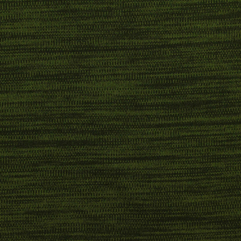 Olive Marl Interlock Knit, Polyester, 145 gsm