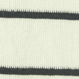 Dark Grey Horizontal-Stripe Jersey Knit, Cotton — texture