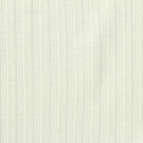 Off-White Vertical-Stripe Rib Knit, Cotton