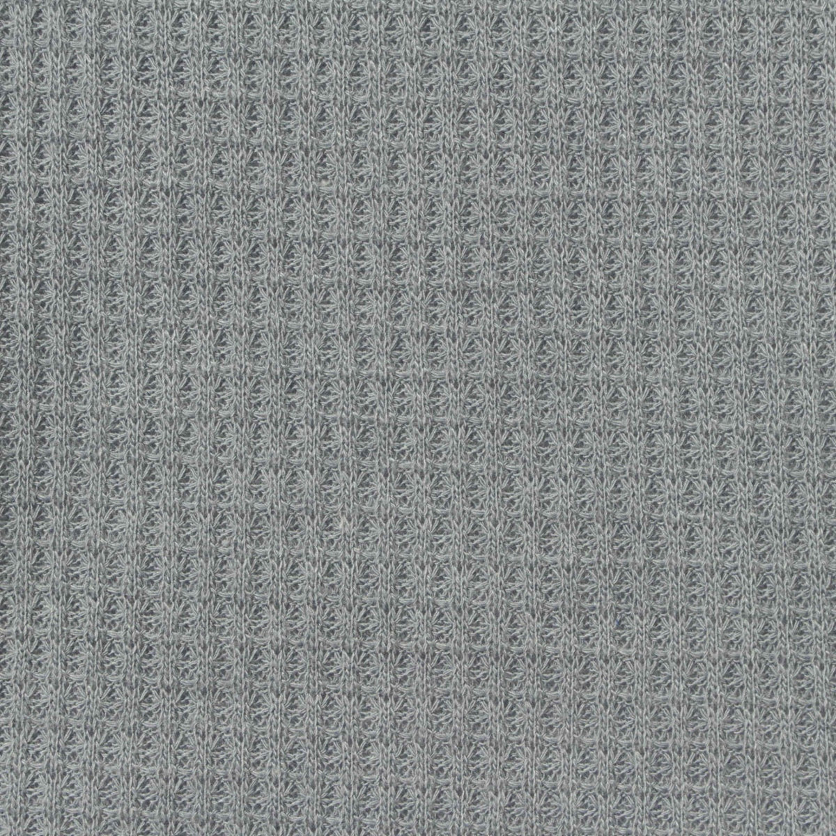 Polyester Viscose Waffle Knit Fabric, 220 gsm, 170 cm — Grey
