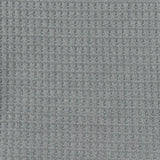 Polyester Viscose Waffle Knit Fabric, 220 gsm, 170 cm — Grey