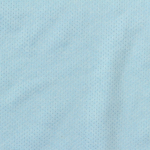 Polyester Stretch Birdseye Knit Fabric, 155 gsm, 160 cm — Blue