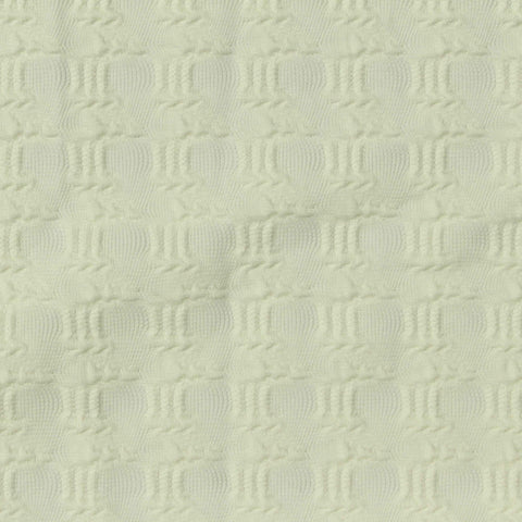 Khaki Geometric Warp Knit, Spandex