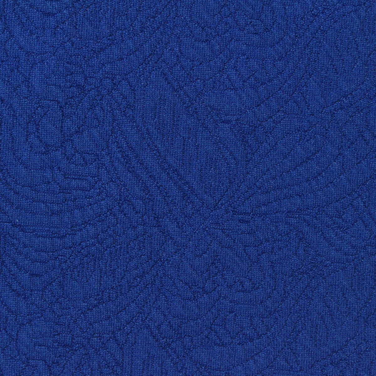 Jacquard 100% Stretch Interlock Knit Fabric, 200 gsm, 160 cm — Blue
