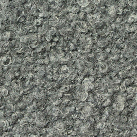 100% Polyester Sherpa Fleece Fabric, 300 gsm, 160 cm — Grey