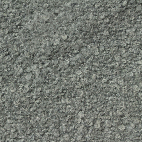 100% Polyester Sherpa Fleece Fabric, 300 gsm, 160 cm — Grey