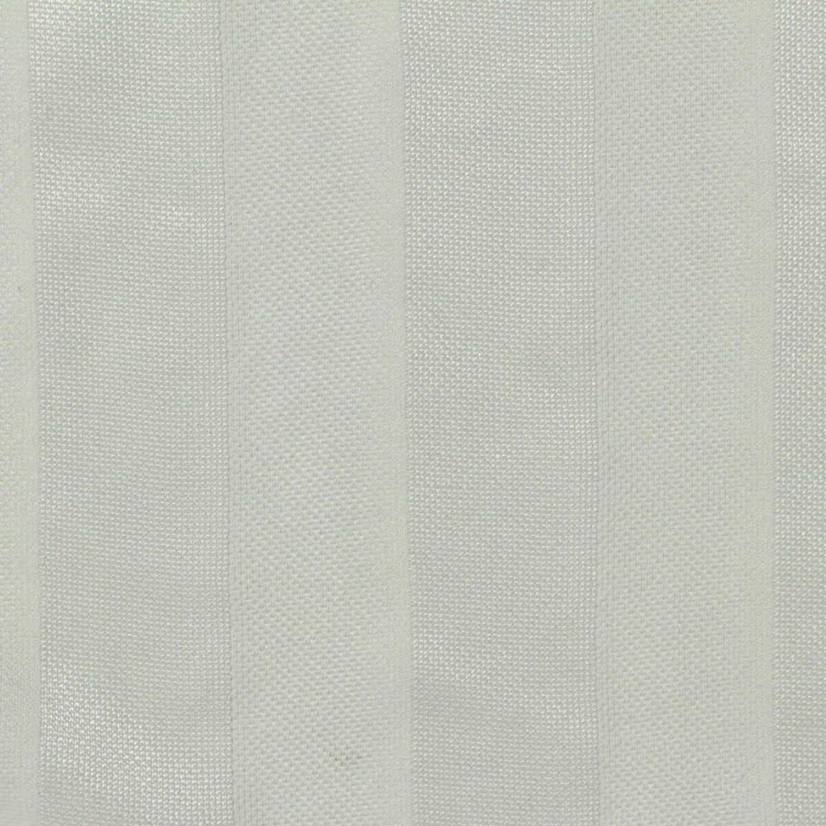 White Vertical-Stripe Jacquard, Polyester, 200 gsm