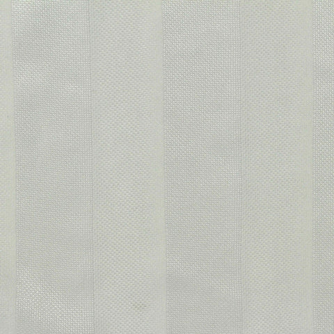 White Vertical-Stripe Jacquard, Polyester, 200 gsm