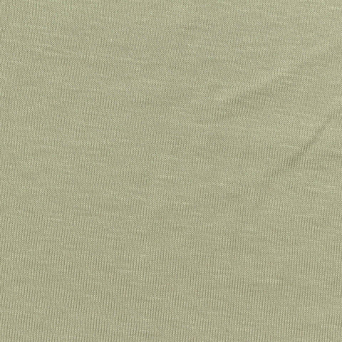 Tencel Lyocell Acetate Stretch Rib Knit Fabric, 170 gsm, 155 cm — Khaki