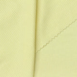 Tencel Lyocell Acetate Stretch Rib Knit Fabric, 210 gsm, 155 cm — Yellow