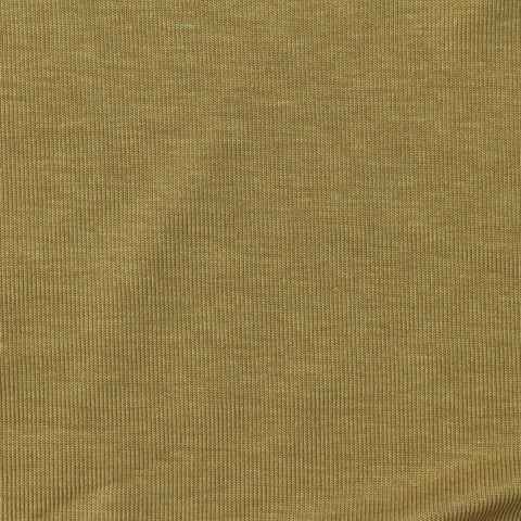 Tencel Lyocell Acetate Stretch Rib Knit Fabric, 210 gsm, 155 cm — Khaki