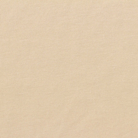 Polyester Viscose Stretch Rib Knit Fabric, 260 gsm, 180 cm — Beige