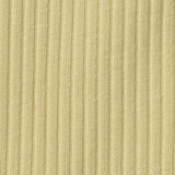 Cotton Stretch Rib Knit Fabric, 220 gsm, 140 cm — Khaki — texture