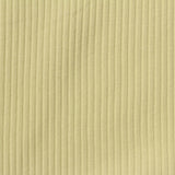 Cotton Stretch Rib Knit Fabric, 220 gsm, 140 cm — Khaki