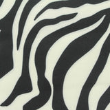 Black Zebra Ponte Knit, Poly-Viscose