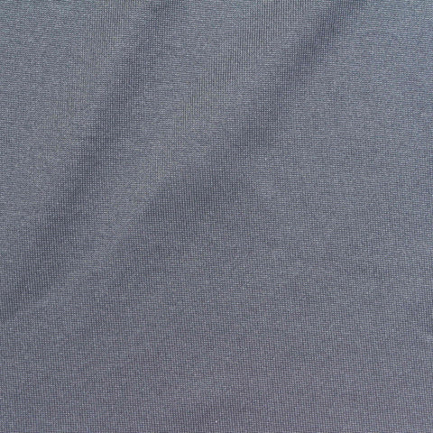 Brushed Polyester Stretch Milk Silk Knit Fabric, 148 gsm, 170 cm — Navy