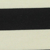 Black Horizontal-Stripe Jersey Knit, Tencel Lyocell — texture