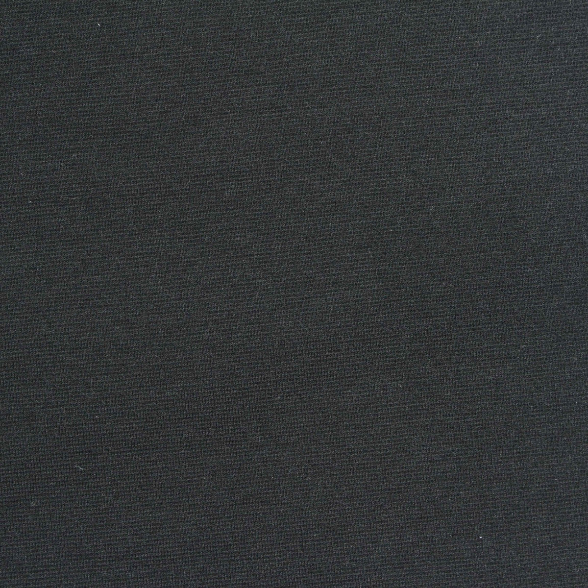 Brushed Cotton Nylon Stretch Ponte Knit Fabric, 330 gsm, 143 cm — Black
