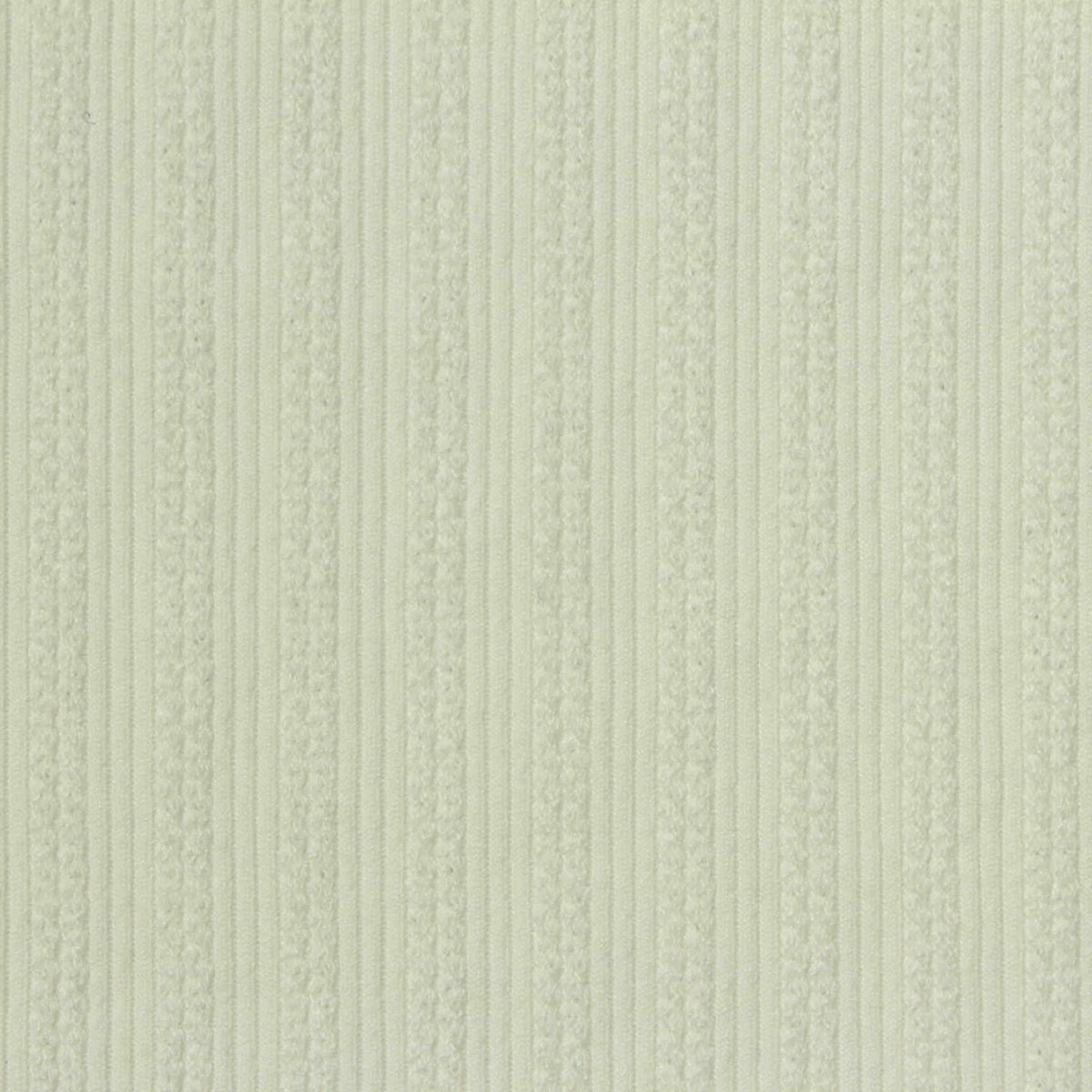 Pale Green Vertical-Stripe Rib Knit, Poly-Viscose