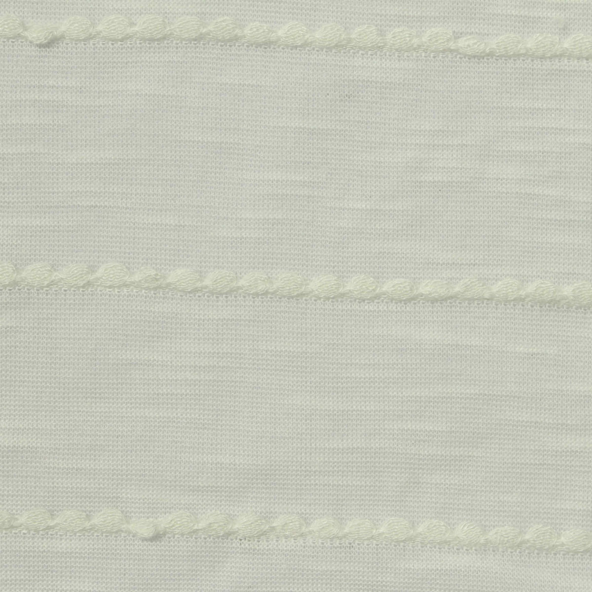 Off-White Stripes Jersey Knit, Poly-Viscose