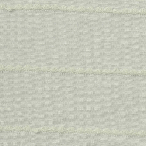 Off-White Stripes Jersey Knit, Poly-Viscose
