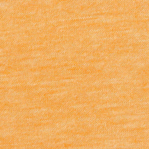 Orange Marl Jersey Knit, Poly-Viscose, 140 gsm