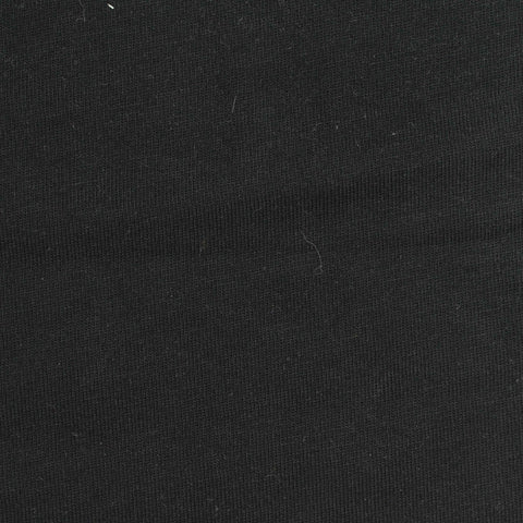 100% Cotton Jersey Knit Fabric, 210 gsm, 190 cm — Black