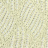 Cream Diamond Pointelle Knit, Poly-Cotton