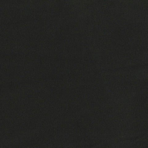 Polyester Stretch Sateen Fabric, 180 gsm, 160 cm — Black