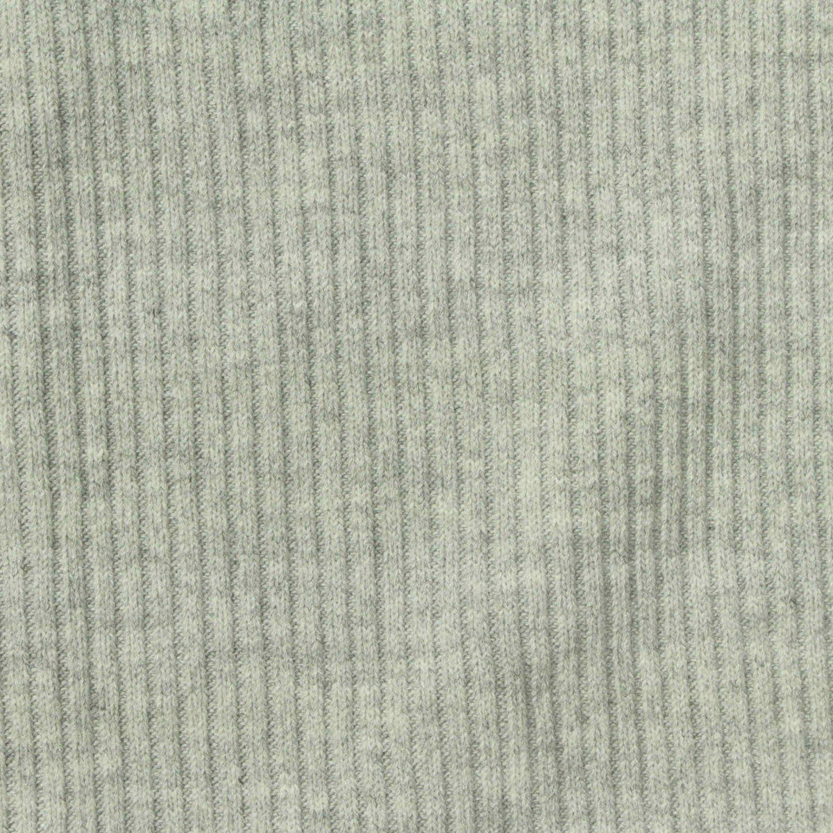 Heather Grey Marl Rib Knit, Poly-Viscose, 320 gsm