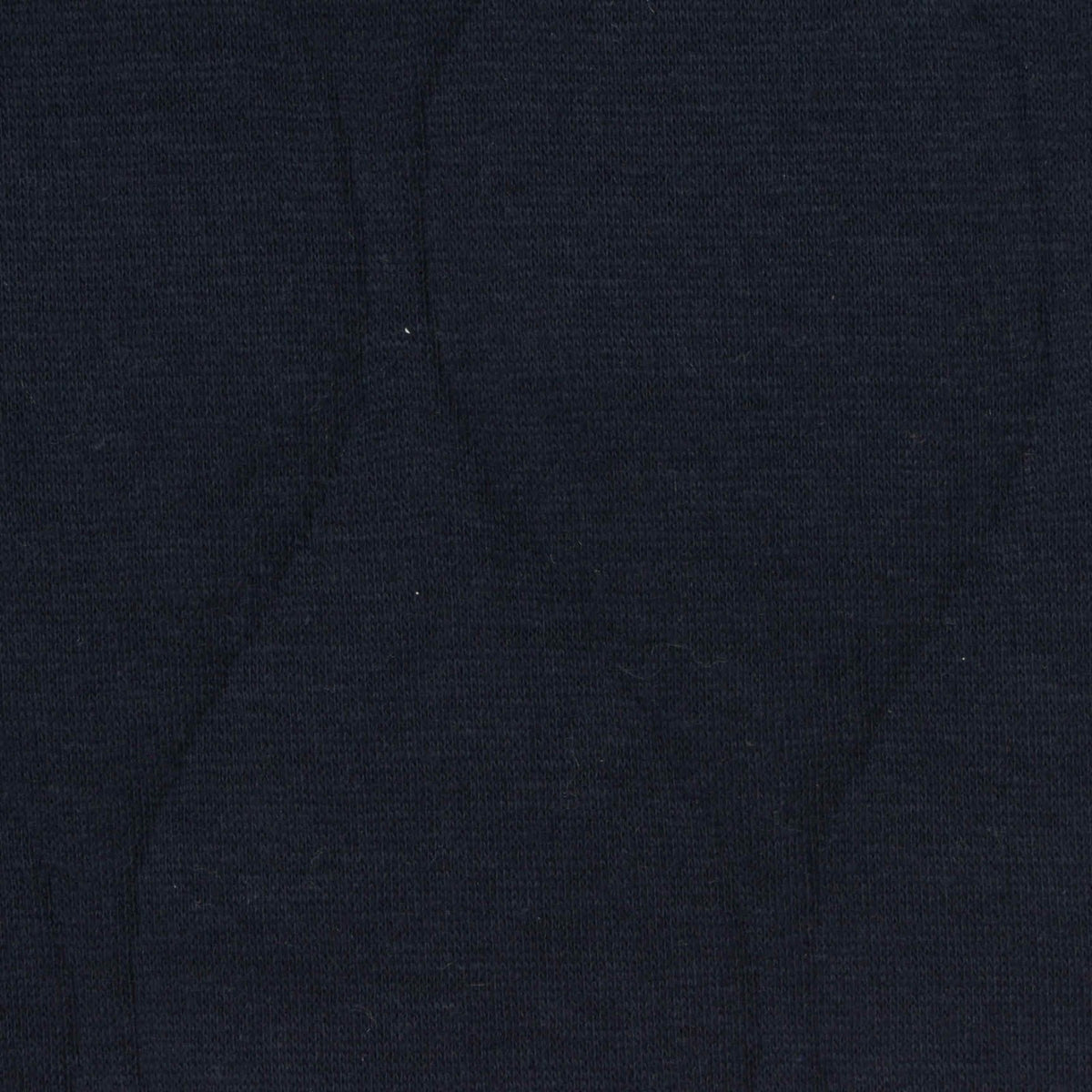 Dark Navy Lines Scuba Knit, Cotton-Poly