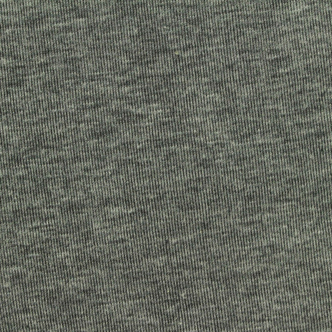 Grey-Green Marl Scuba Knit, Cotton-Poly