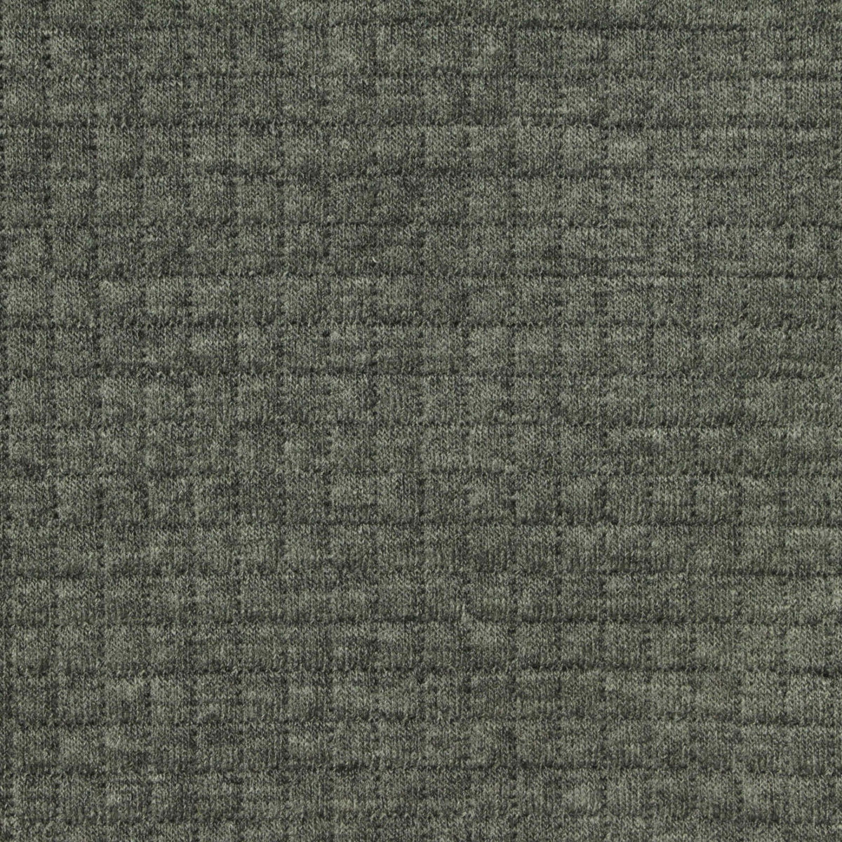 Green Tone-on-Tone Grid Jacquard, Poly-Viscose