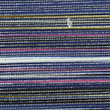 Blue Horizontal-Stripe Crepe, Polyester — texture