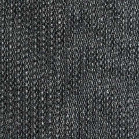 Light Grey Pinstripe Rib Knit, Polyester, 260 gsm