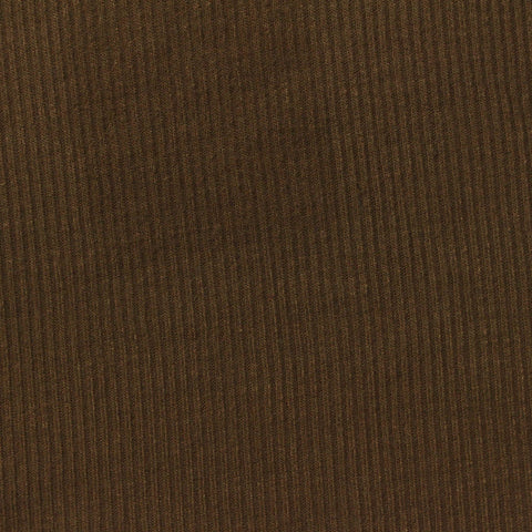 Viscose Stretch Rib Knit Fabric, 180 gsm, 160 cm — Brown