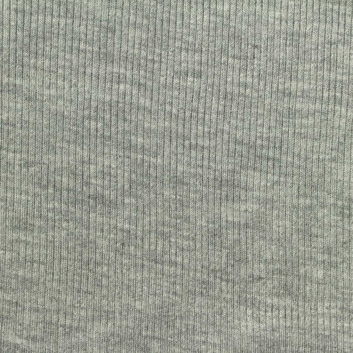 Muted Grey-Green Marl Rib Knit, Viscose
