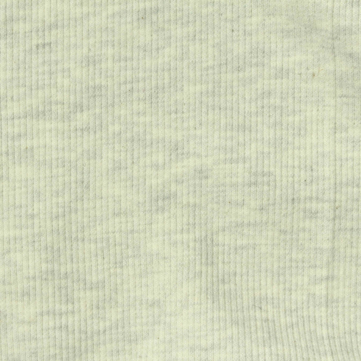 Light Grey Marl Rib Knit, Poly-Cotton, 300 gsm