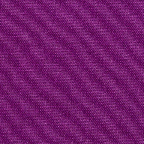 Polyester Viscose Stretch French Terry Fabric, 240 gsm, 160 cm — Purple, ref EF-262917