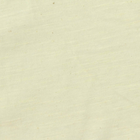 Slub Cotton Polyester Jersey Knit Fabric, 159 gsm, 154 cm — Yellow