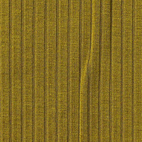 Viscose Stretch Rib Knit Fabric, 219 gsm, 148 cm — Khaki