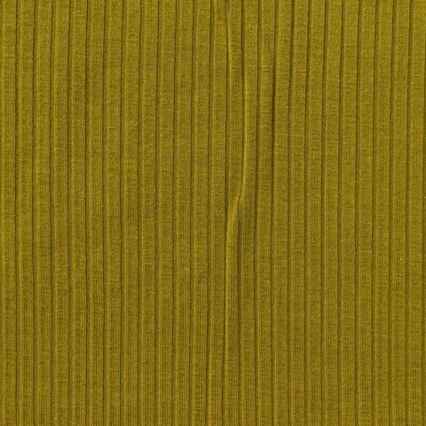 Viscose Stretch Rib Knit Fabric, 219 gsm, 148 cm — Khaki