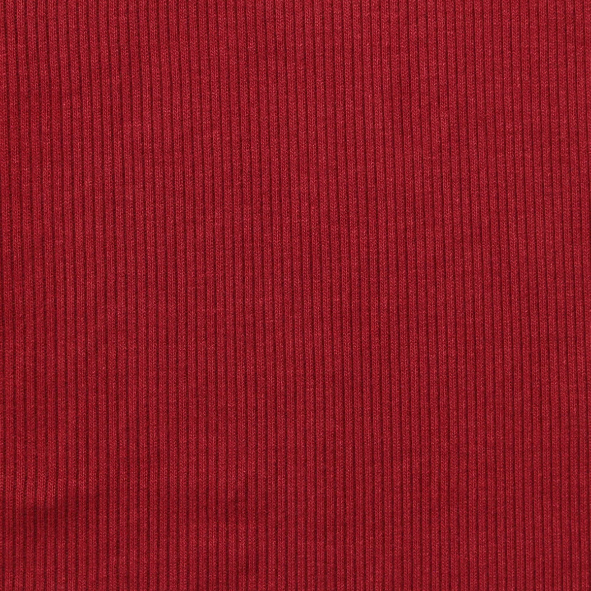 Viscose Stretch Rib Knit Fabric, 270 gsm, 120 cm — Red, ref EF-262933