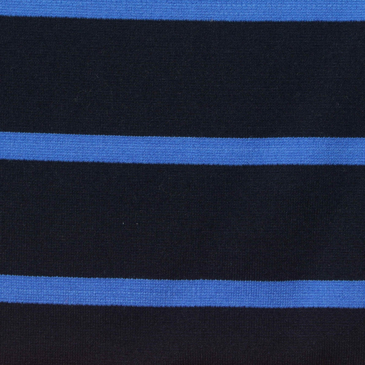 Navy Horizontal-Stripe Ponte Knit