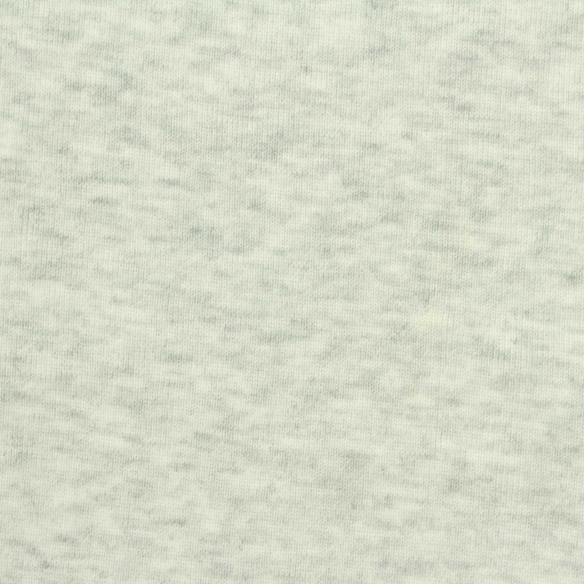 Light Grey Heathered-Marl Rib Knit, Cotton, 170 gsm