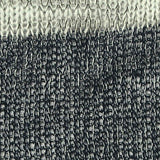 Dark Grey Horizontal-Stripe Chunky Knit, Viscose-Poly — texture